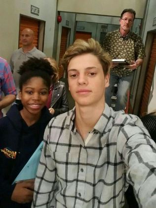 Riele Downs with co-star and rumored boyfriend Jace Norman 