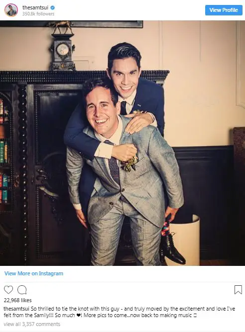 Sam Tsui's Husband