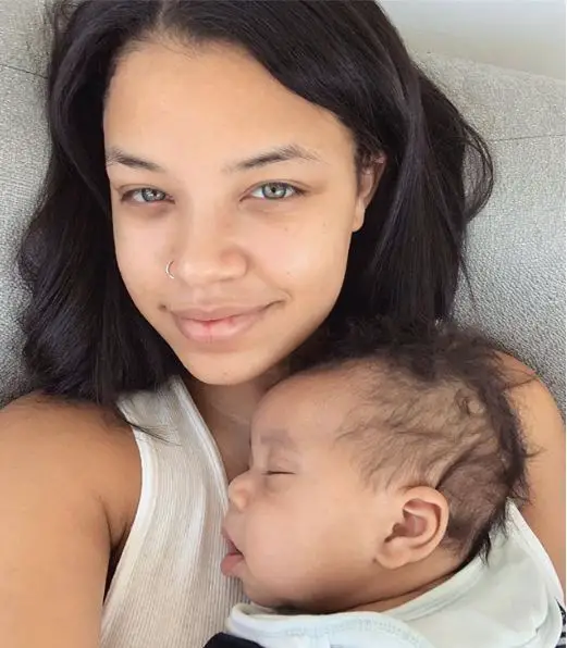 Taylor Bennett's girlfriend and child