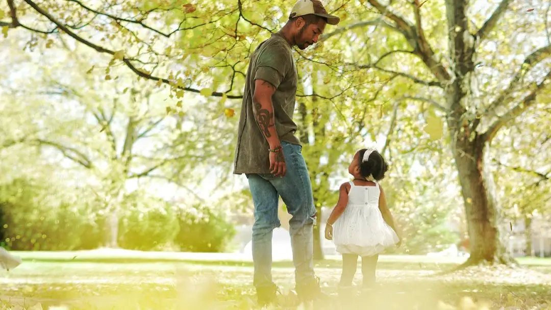 Chingy and his daughter 