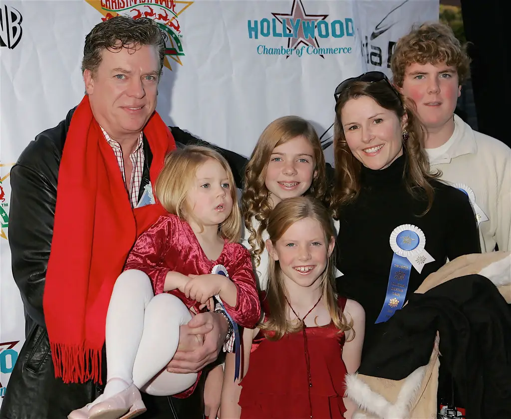 Christopher McDonald With His Wife And Children