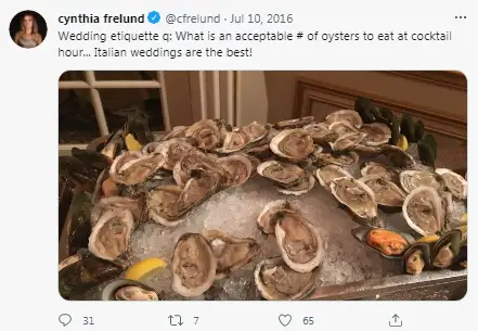 Cynthia ExpressingÂ Her Love For Italian Weddings
