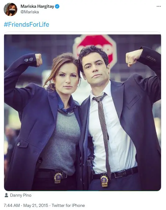 Danny's Co-star Mariska Hargitay's Tweet