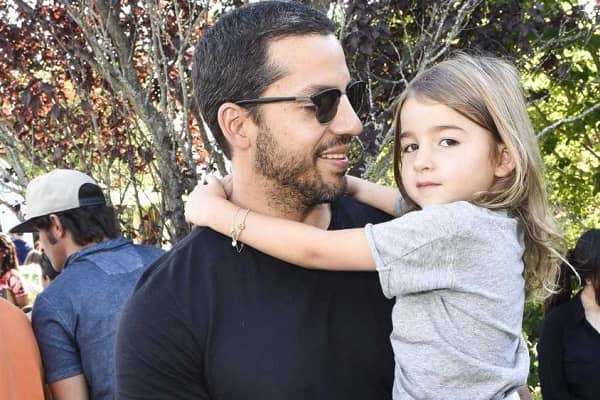 David Blaine with his daughter