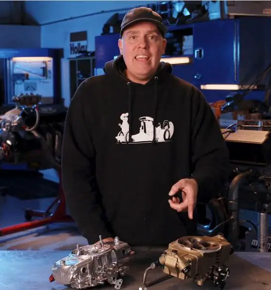 David Freiburger Explaining Part Of The Car On His Show Engine Masters