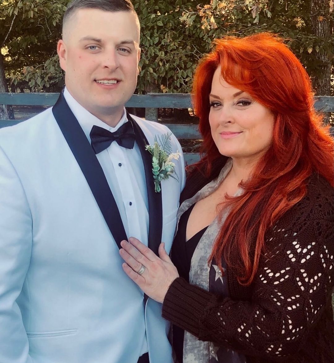 Wynonnaâ€™s with Elijah on his wedding day