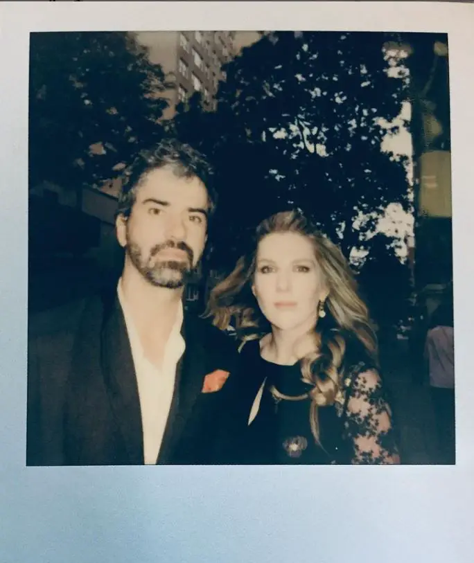 Hamish Linklater With his girlfriend Lily