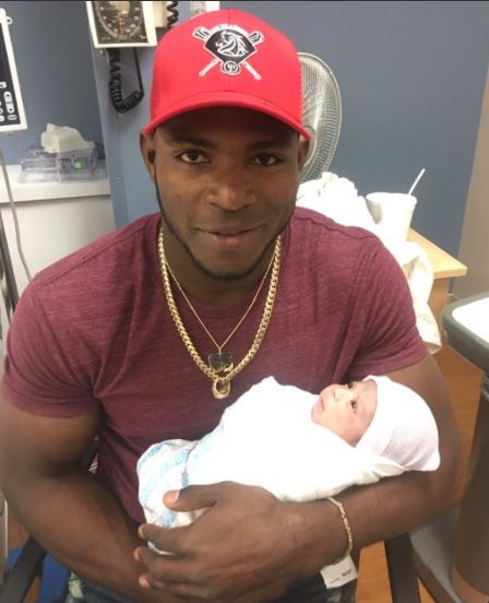 Israel Adesanya With His First Born 