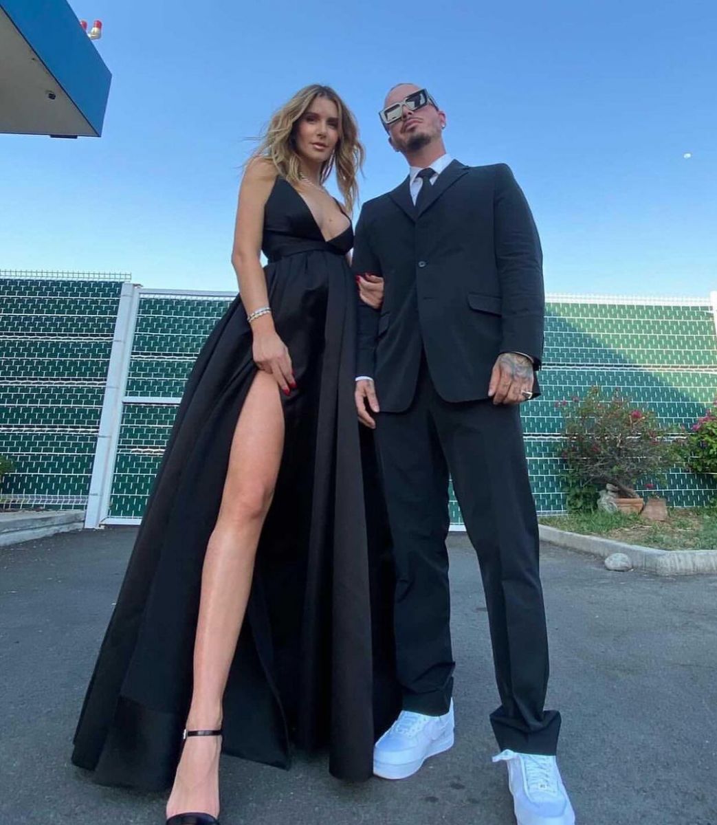 J Balvin and hisÂ girlfriend Valentina Ferrer on May 24th, 2021Â 