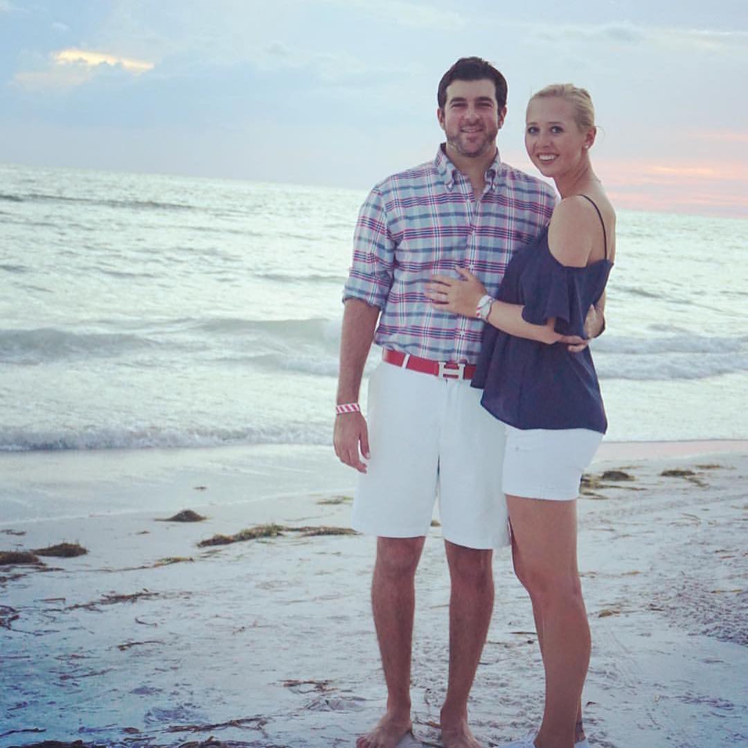 Jessica Korda with her boyfriend, Johnny Delprete