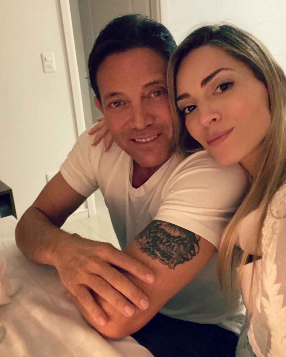 Jordan Belfort and his wife, Christina 