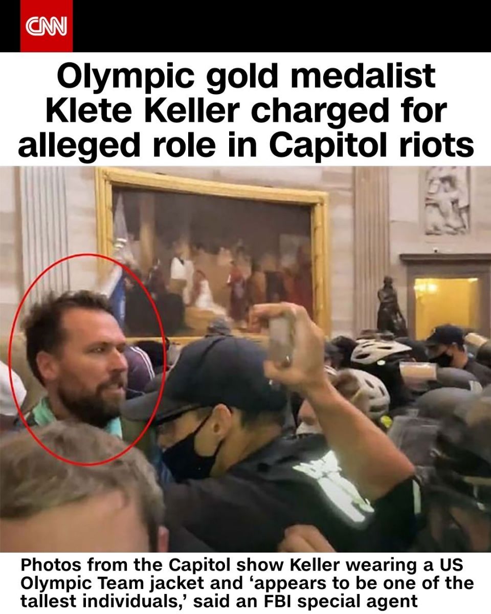Klete Keller pictured among the U.S. Capitol rioters 