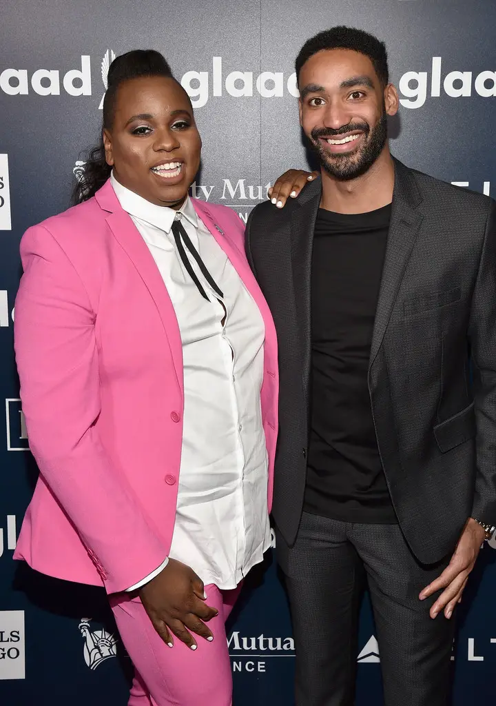 Alex Newell with Their Partner