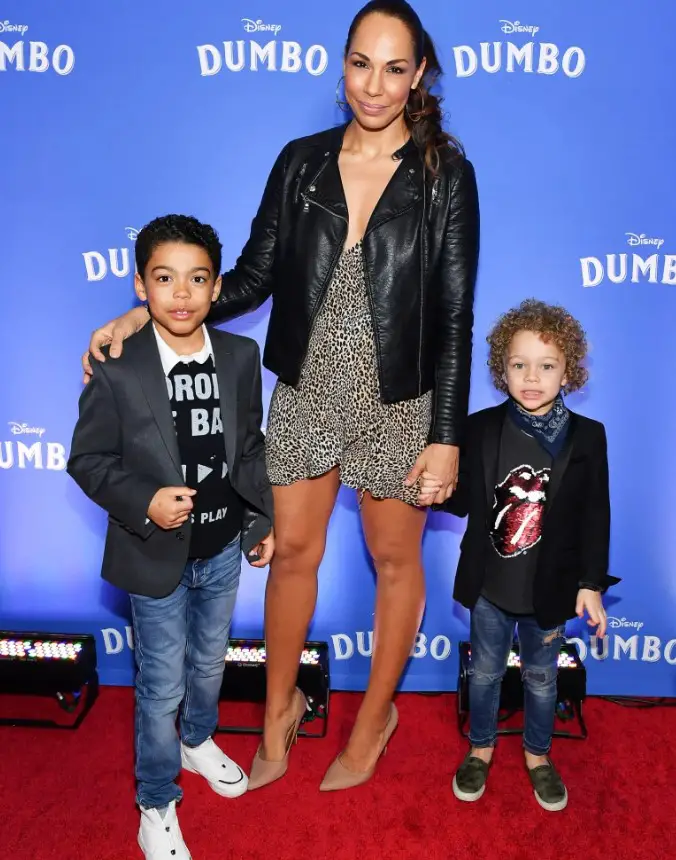 Amanda Brugel and Her Children