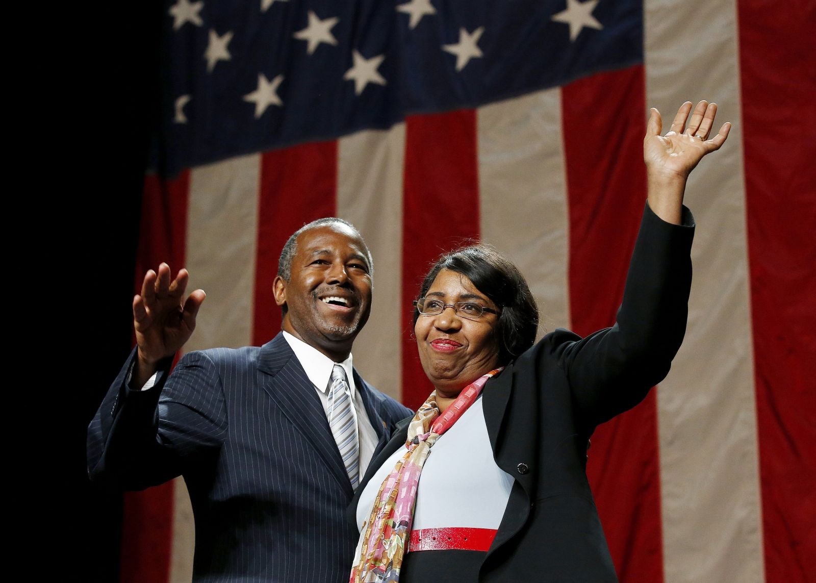 Ben Carson with His Wife 