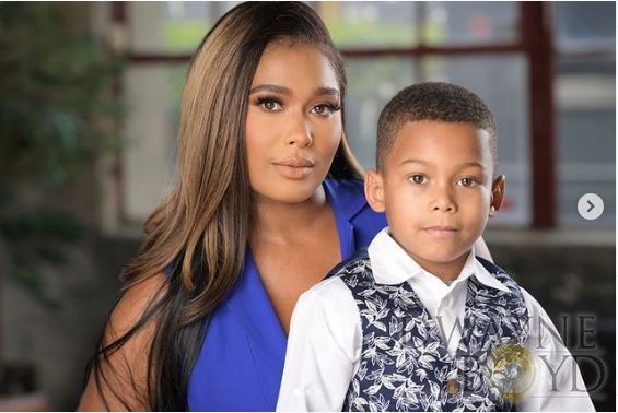 Benzino's wife and son