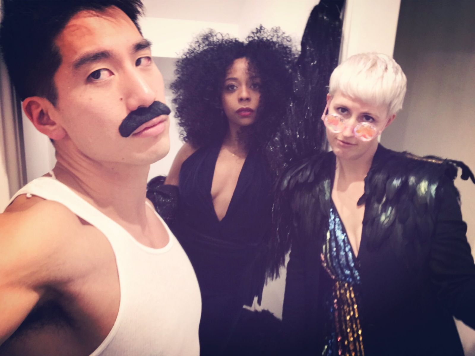 Briahna Joy Gray Dressed As Diana Ross With Her Friends