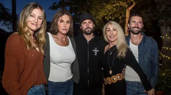 Cassandra Marino (Left), with Caitlyn Jenner, Brody Jenner, Lisa Thompson and Brandon Jenner