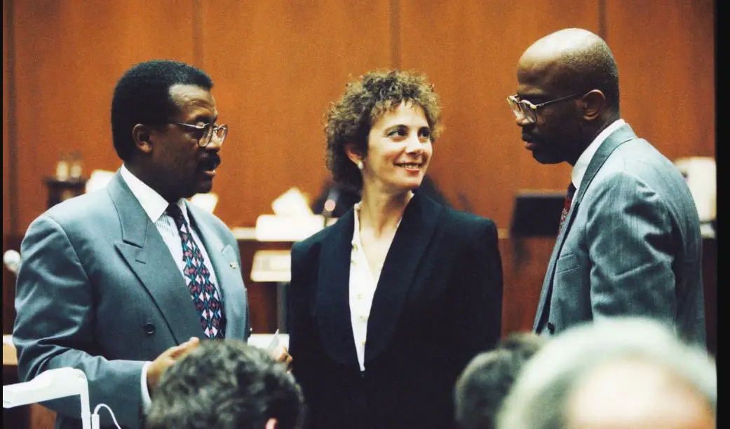 Christoper Darden and Marcia Clark