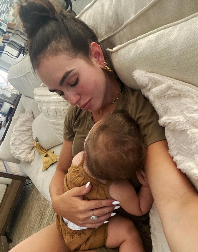 Chrysti Ane with Her Baby