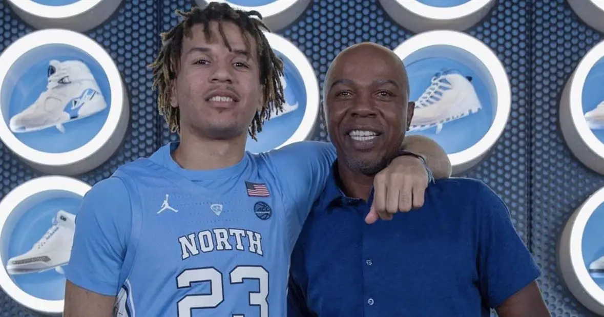 Cole Anthony with His Dad Greg Anthony