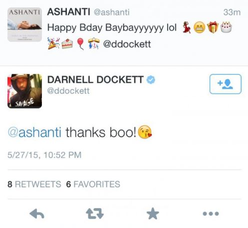 Darnell Dockett and former girlfriend exchanging tweets