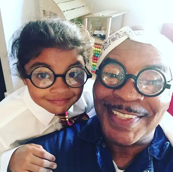 David Alan Grier with his daughter