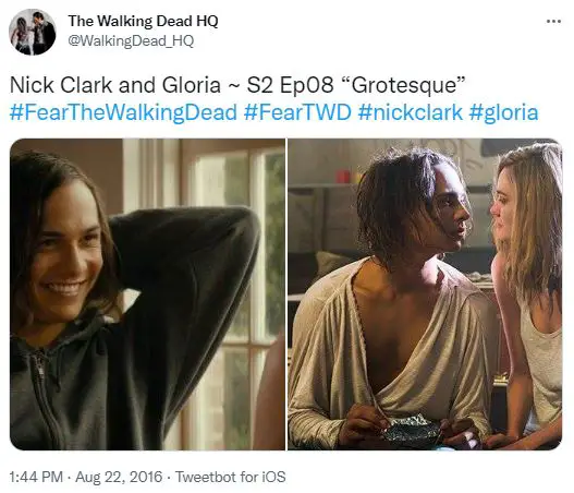 Frank Dillane's on-screen Girlfriend