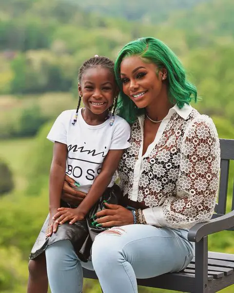 Jade Cargill with Her Daughter 