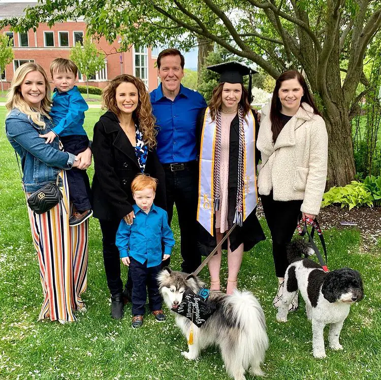 Jeff Dunham with His Wife, daughters and his twin boys