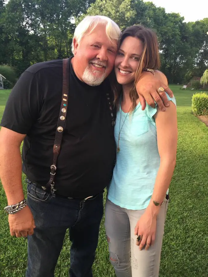 Jill Wagner and her parent, happy family of two