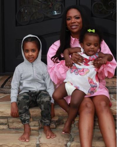 Kandi with her son and daughter