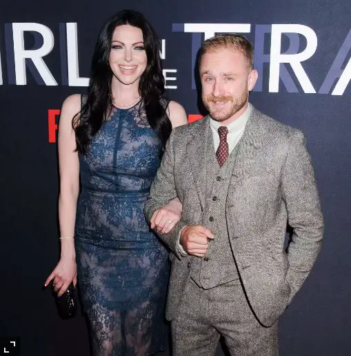 Laura Prepon with her Husband