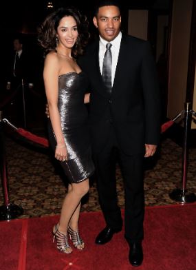 Laz Alonso and his then supposed girlfriend Mallika Sherawat