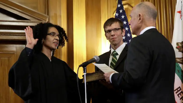 Leondra Kruger With Her Husband & Governer Jerry Brown