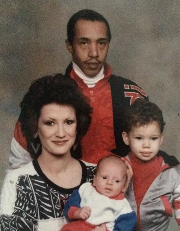 Logic with his parents