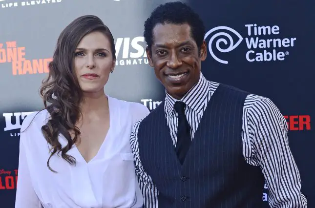 Orlando Jones and His Wife