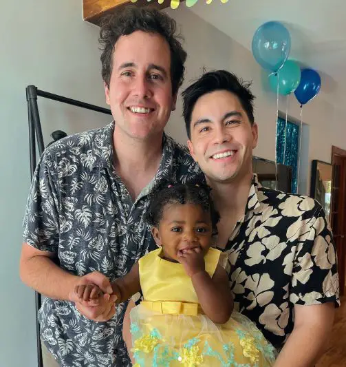 Sam Tsui's Husband and Daughter