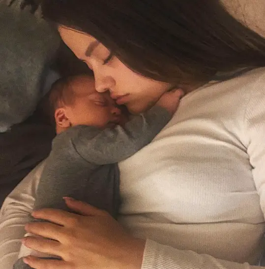 Sarah Jeffery With Her Baby