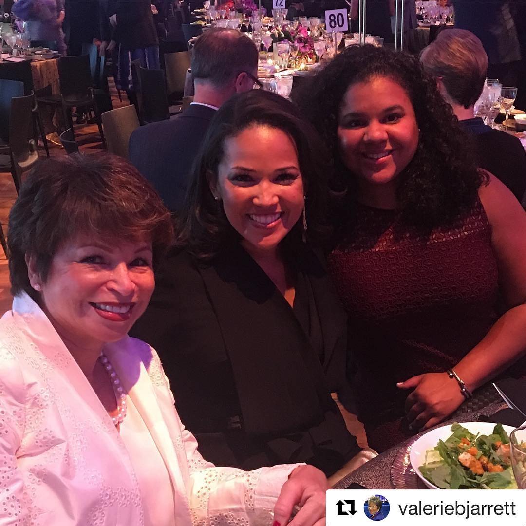 Valerie Jarrett with her Daughter