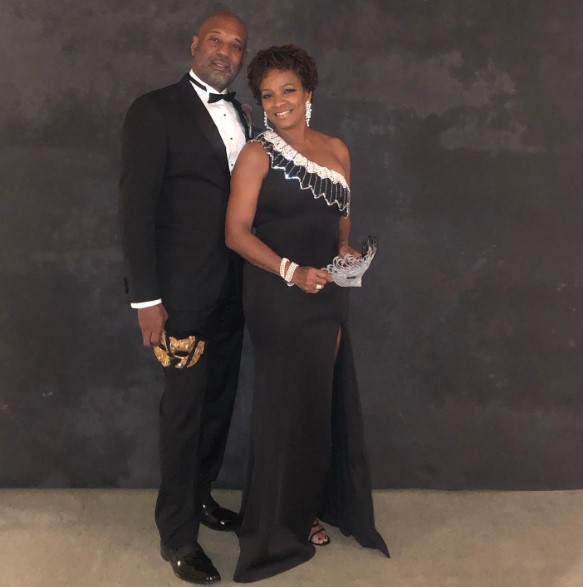 Vanessa Bell Calloway with her Husband