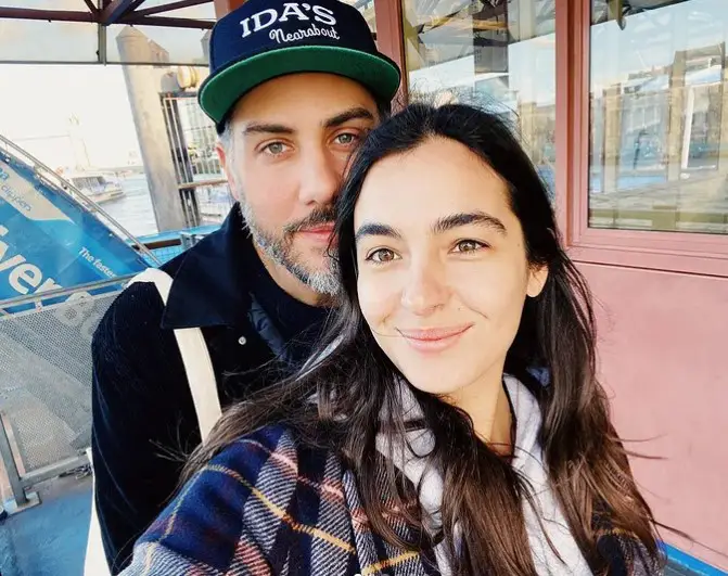 Paul with His Girlfriend Turned Partner