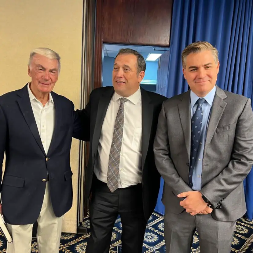 Jim  Acosta Along withÃ‚Â Sam Donaldson and Brian Karem