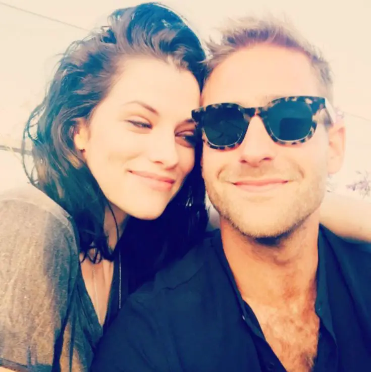 Oliver Jackson-Cohen with girlfriend Jessica de Gouw