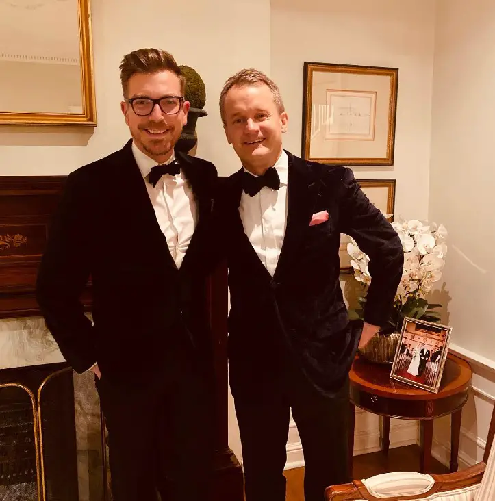 Seamus O'Regan with his husband