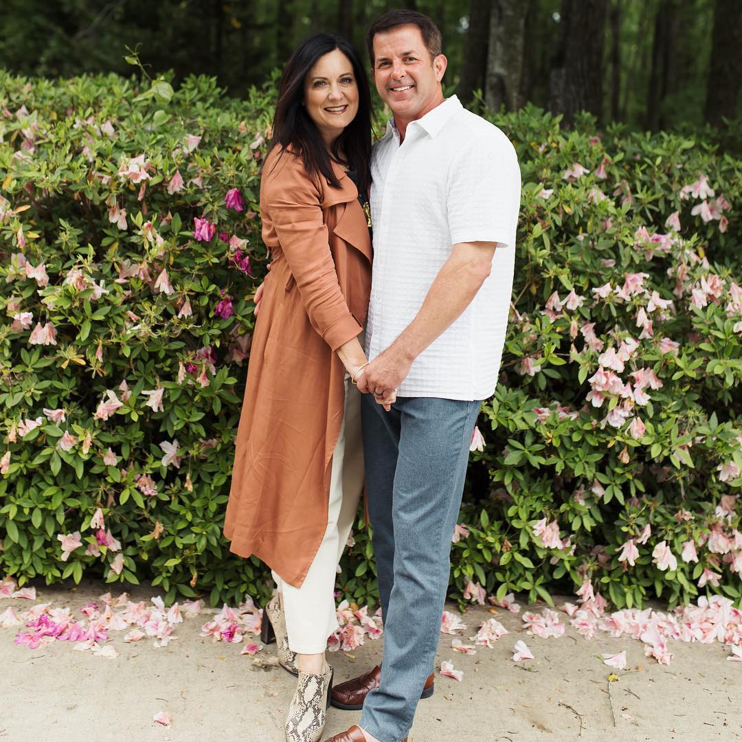 Lysa TerKeurst with her husband, Art, during EasterÂ 