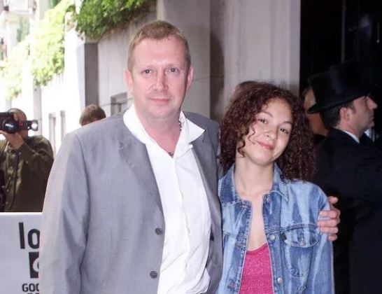 Mark Williams posing on the red carpet with his possible wife Nicola 