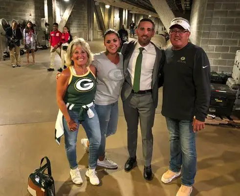 Matt with his wife and parents 