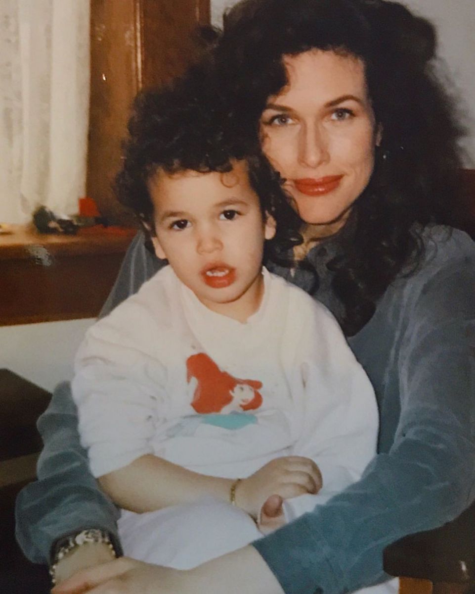 Michael Schoefflingâ€™s wife and daughter as captured several years ago 