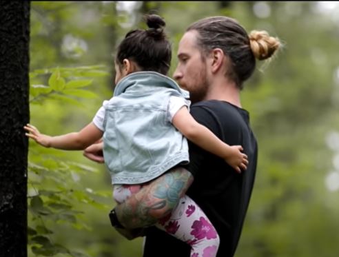 Peter McKinnon with his daughter